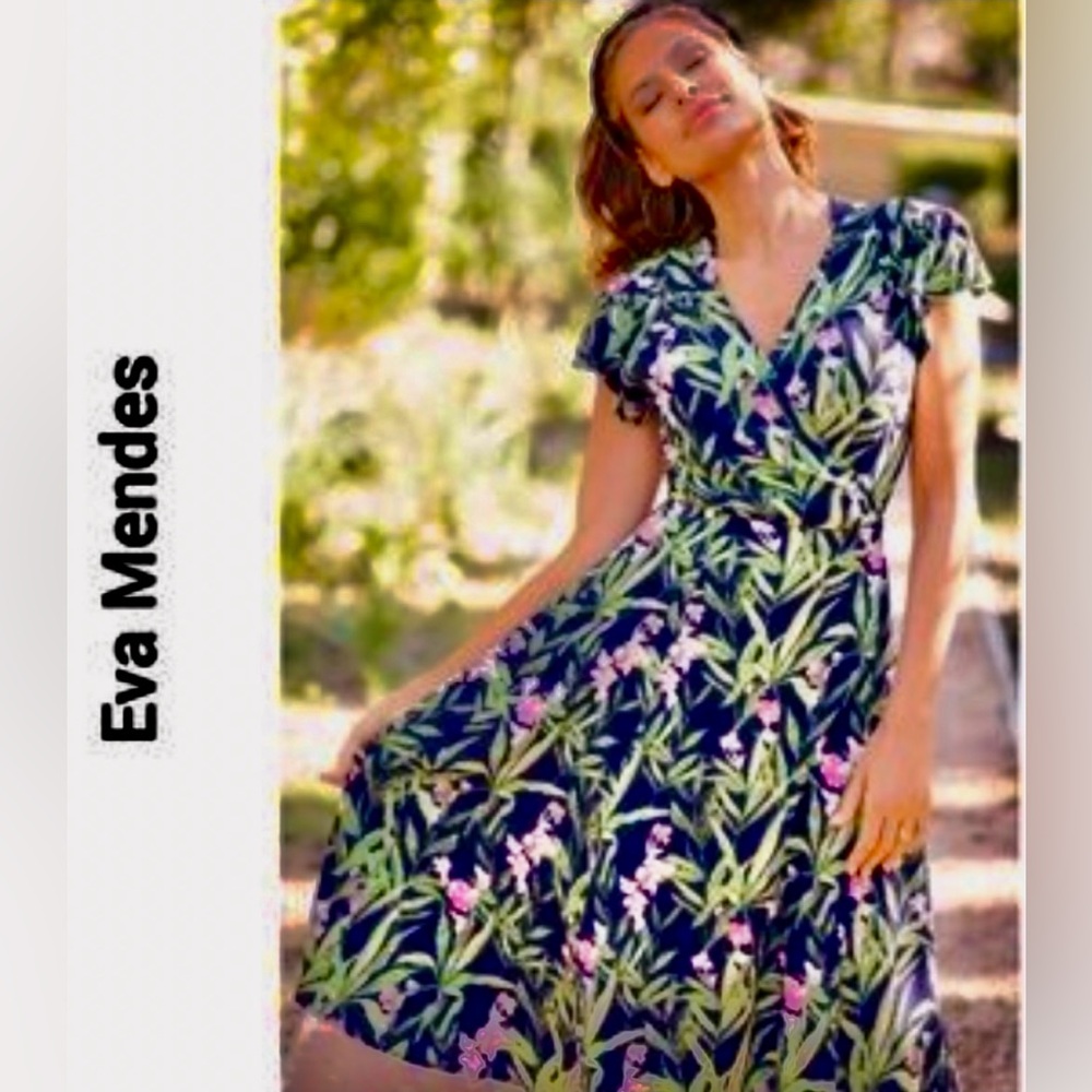 Eva Mendes✨for New York & Company✨Midi Dress 🪻🌷✨NWT